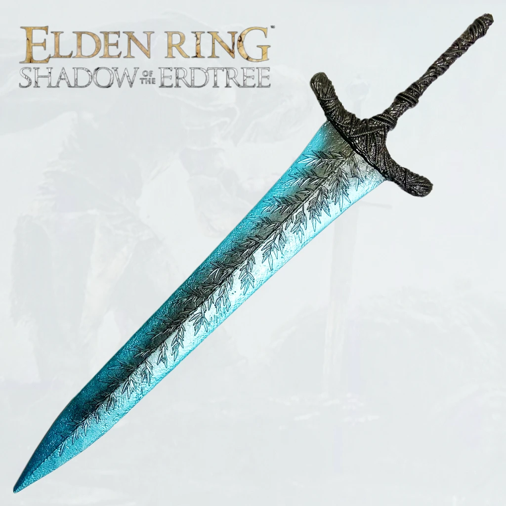 11.6 inch Elden Dark Moon Greatsword Metalen Katana Zwaard Originele Samurai Ninja Mes Katana Sabel Cosplay Accessoires Prop Speelgoed