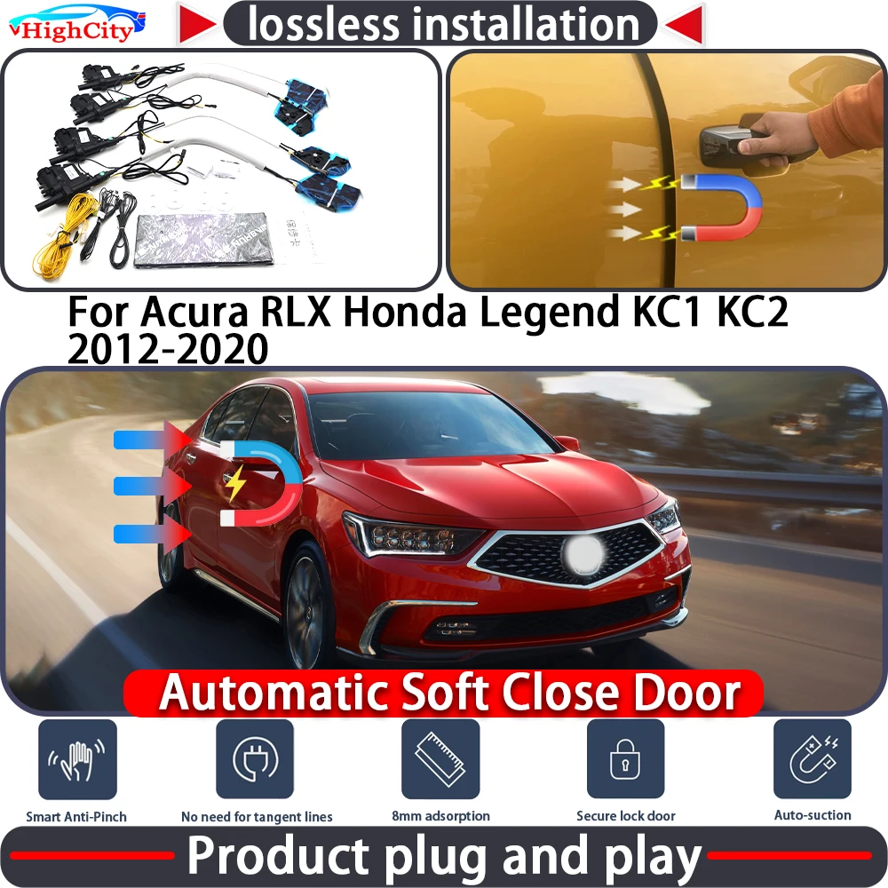 

HighCity Electric Closing Door Lock Actuator for Acura RLX Honda Legend KC1 KC2 2012-2020 Soft Close Power Latch System Auto