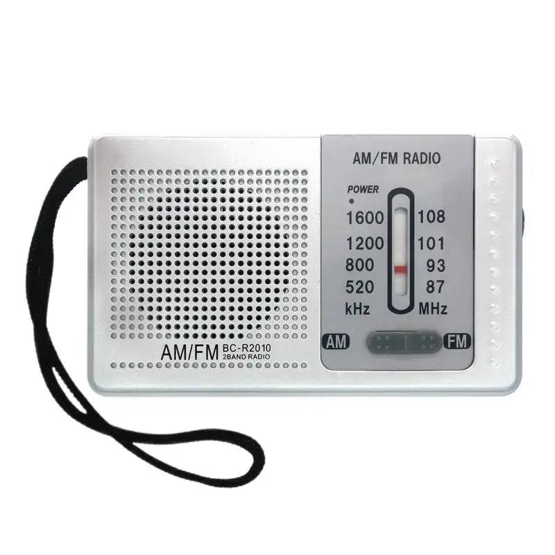 Портативное радио, уличное радио, маленький AM FM аудиоприемник для пеших прогулок, кемпинга, парка, рыбалки, путешествий, пешего туризма, аккумулятора