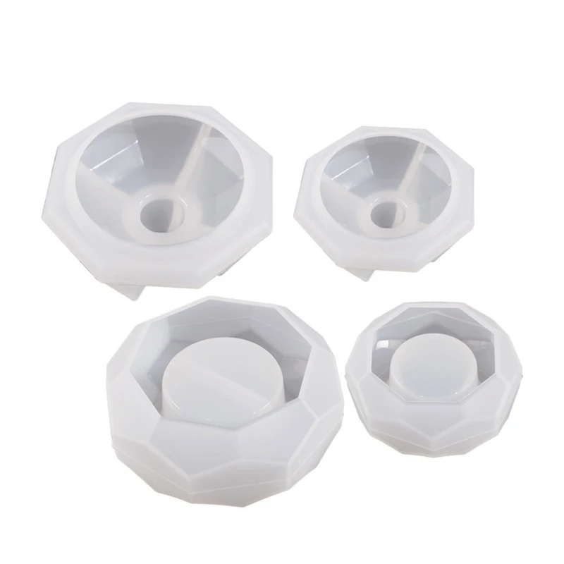 Hexagonal Section Holder Molds Storage Box Silicone Mold for DIY Resin Casting Crafts Cement Home Decorations NM