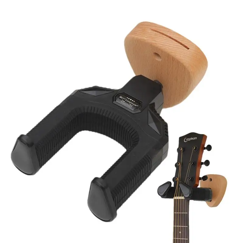 Guitar Wall Mount Strong Load-Bearing Guitar Stand Protective Auto Locking System For Acoustic Guitar Electric Guitar Banjo Bass