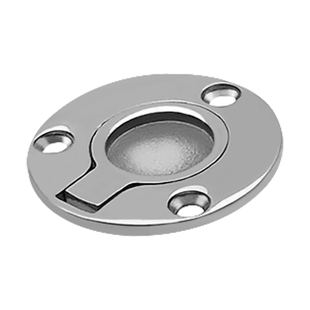 316 Stainless Steel Round Pull Ring Boat 50mm Round Hatch Flush Lift Ring Marine Accessories Pull Ring Lift Handle image 2