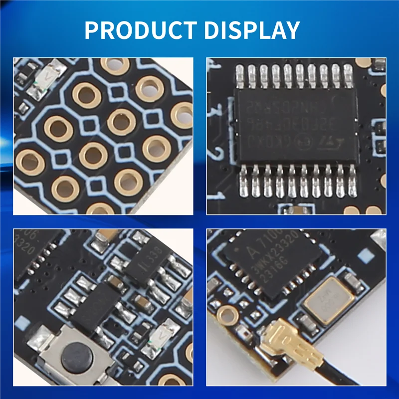 ABZZ-FS2A 4CH AFHDS 2A Mini ตัวรับสัญญาณเอาต์พุต PWM สําหรับ Flysky I6 I6X I6S เครื่องส่งสัญญาณ