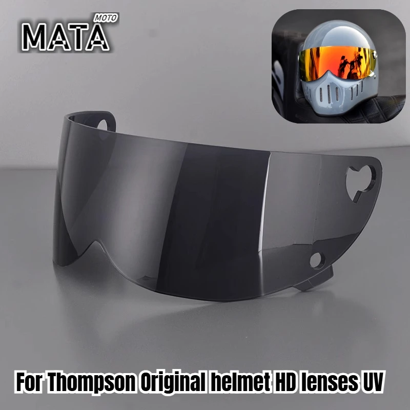 

For Thompson Original helmet HD lenses UV proof Full helmet lenses Helmet accessories Upgraded