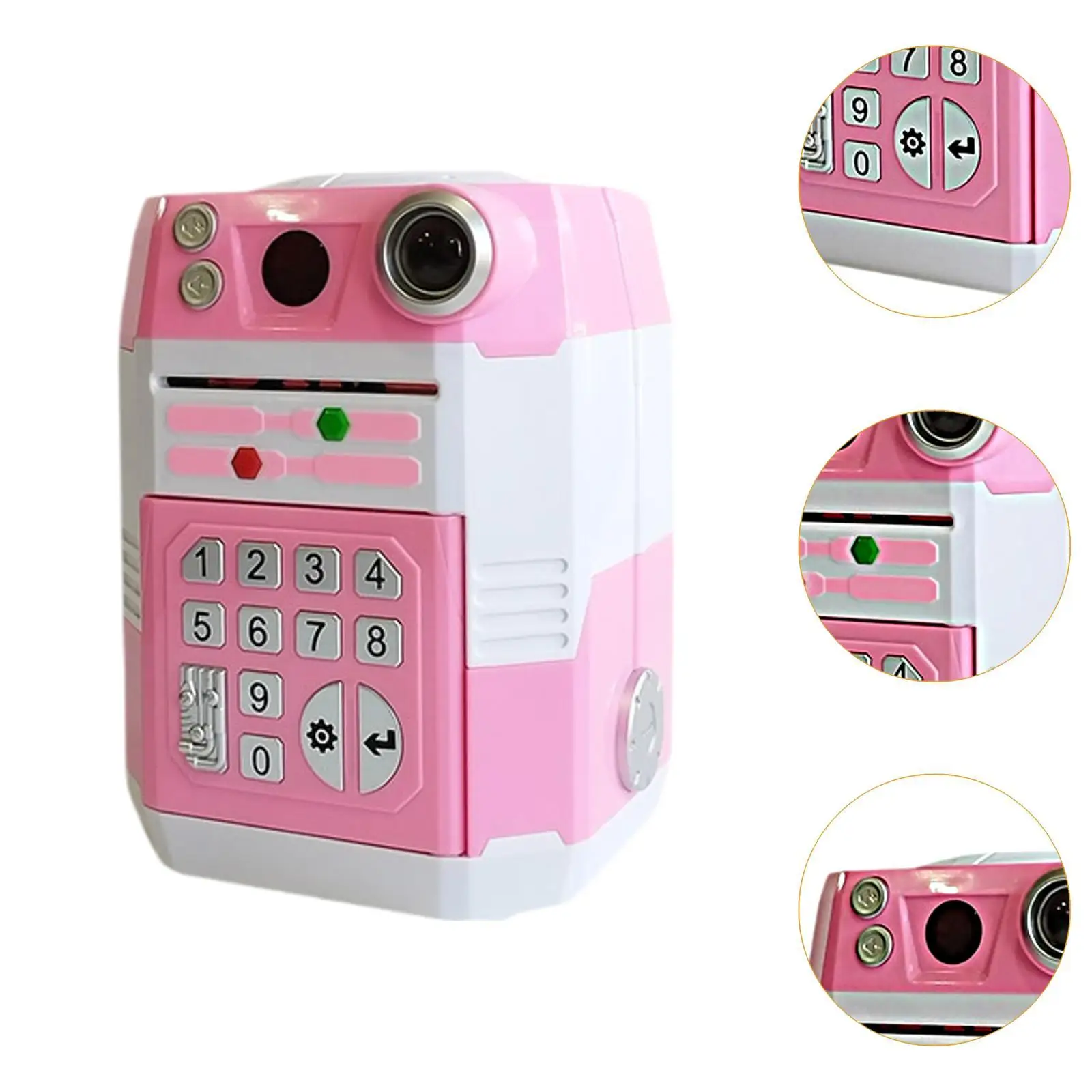 ATM Savings Bank Security Box Electronic Money Saving Box Password ATM Machine for Age 3-8 Years Kids Valentine's Day Gift