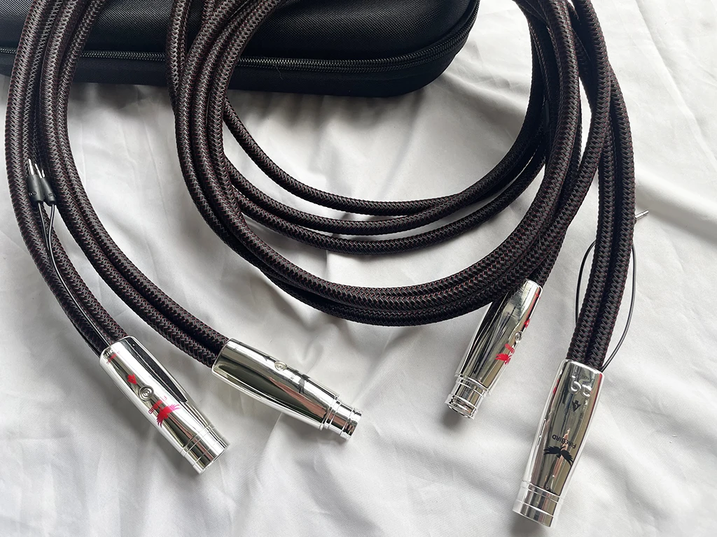 فايربيرد XLR كابل متوازن PSS الفضة النقية الخرافية مخلوق الصوت كابل الربط #3