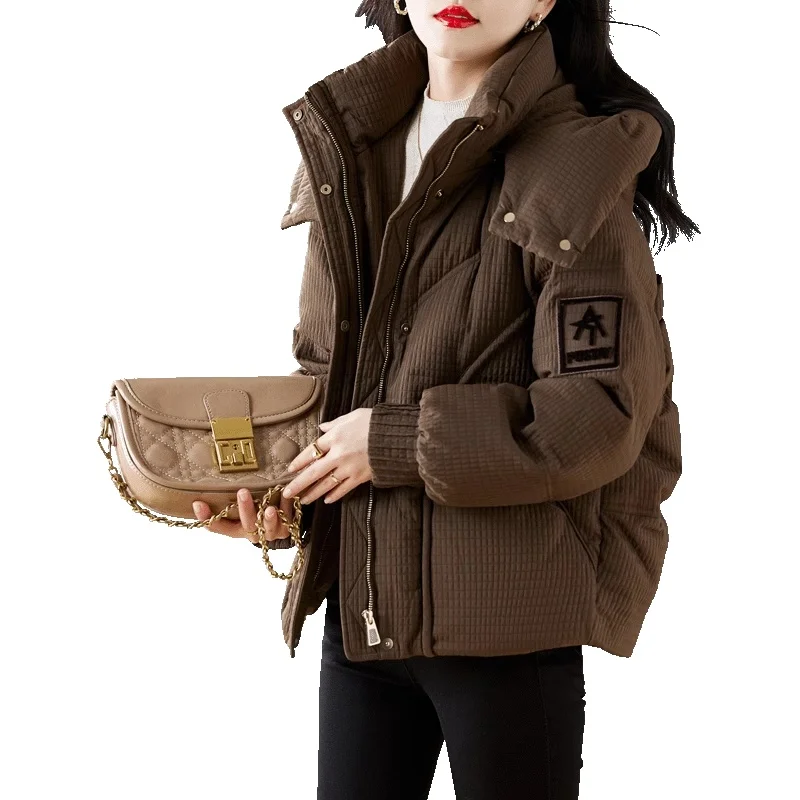 Or Puffer Jaet Donna Inverno 2024 Nuovo Sle Piccola Taglia High End Faion Thi Caldo Murale Cappotto di Cotone Imbottiture Cappotto