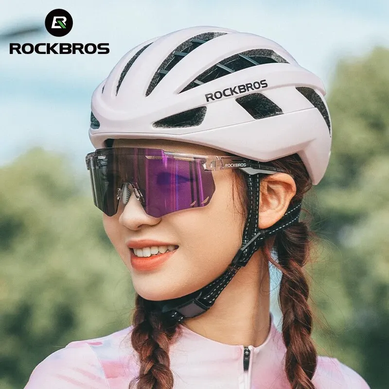 Gafas de Sol para Ciclismo ROCKBROS Fotocromáticas UV400 Unisex Negro Azul | en línea