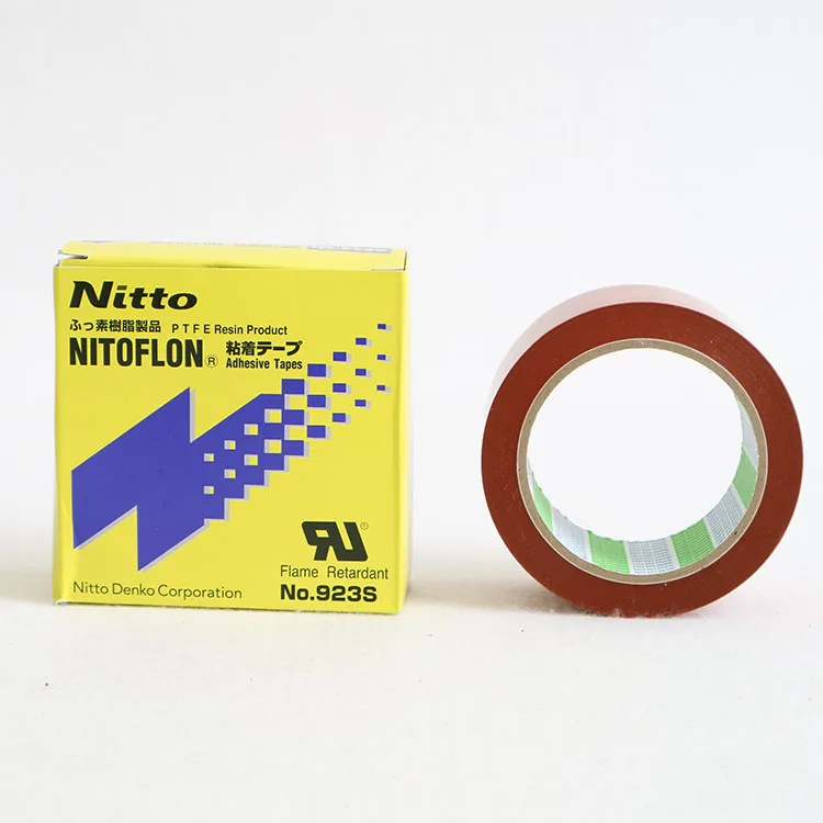 Japan Nitto 923S 25MM 50MM Laminating Machine Teflong High Temperature Resistant Tape Film Tape Anti-sticking PTFE Tape 50