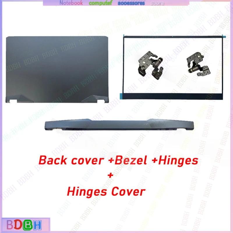 LCD Back Cover+Bezel+Hinge+HC for MSI GE76 GP76 Raider 10UE 11UE MS-17K4 K1 K3