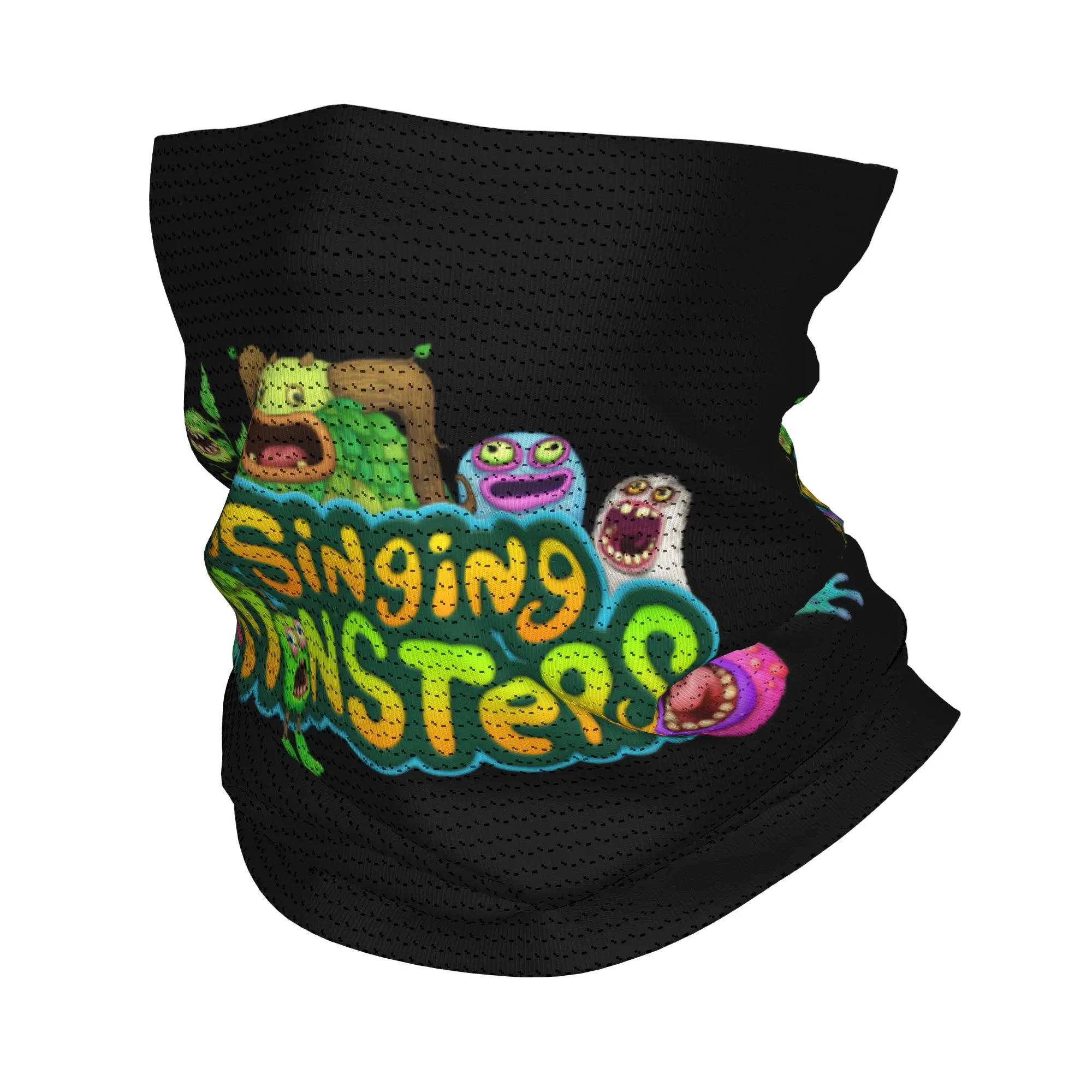 

Custom My Singing Monsters Bandana Neck Gaiter for Hiking Cycling Women Men Wrap Scarf Headband Warmer