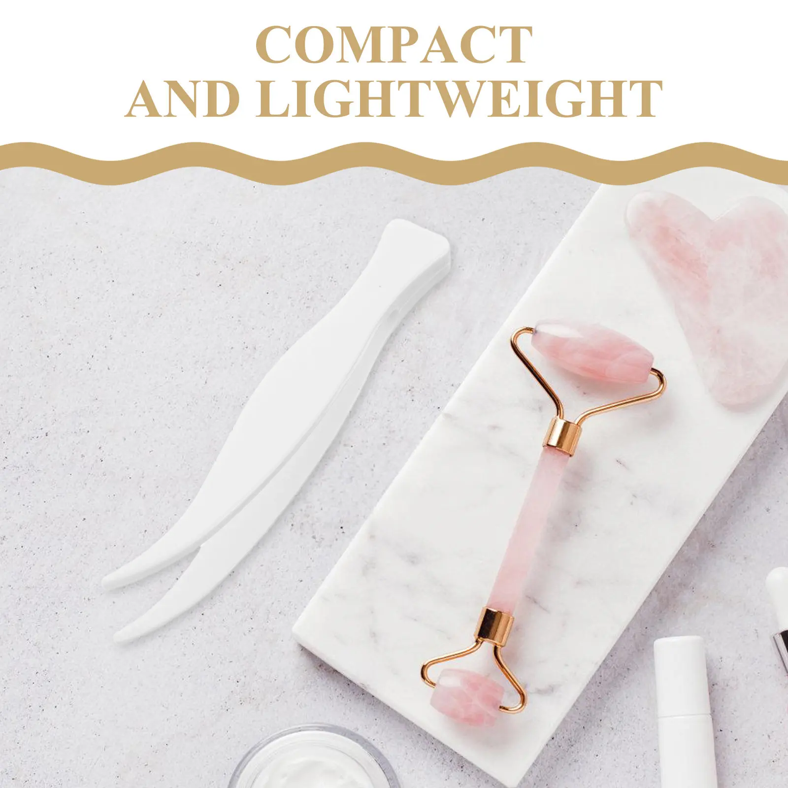 100 Pezzi Pinzette di Bellezza Mini in Plastica per Applicazione Maschere con Design Sagomato per Maschere Viso, Creme, Kit Essenziale da Viaggio per la Cura della Pelle