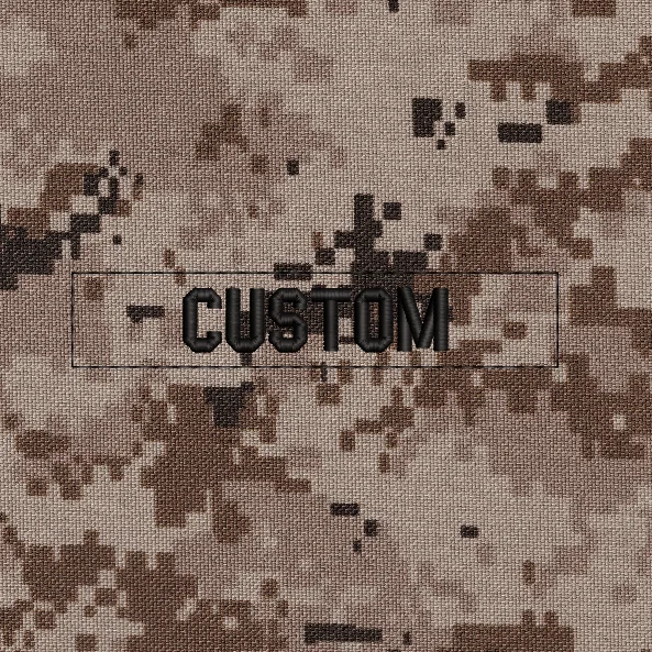 Digital Desert Custom Name Tapes, Chest Services, Embroidery Patch Badges