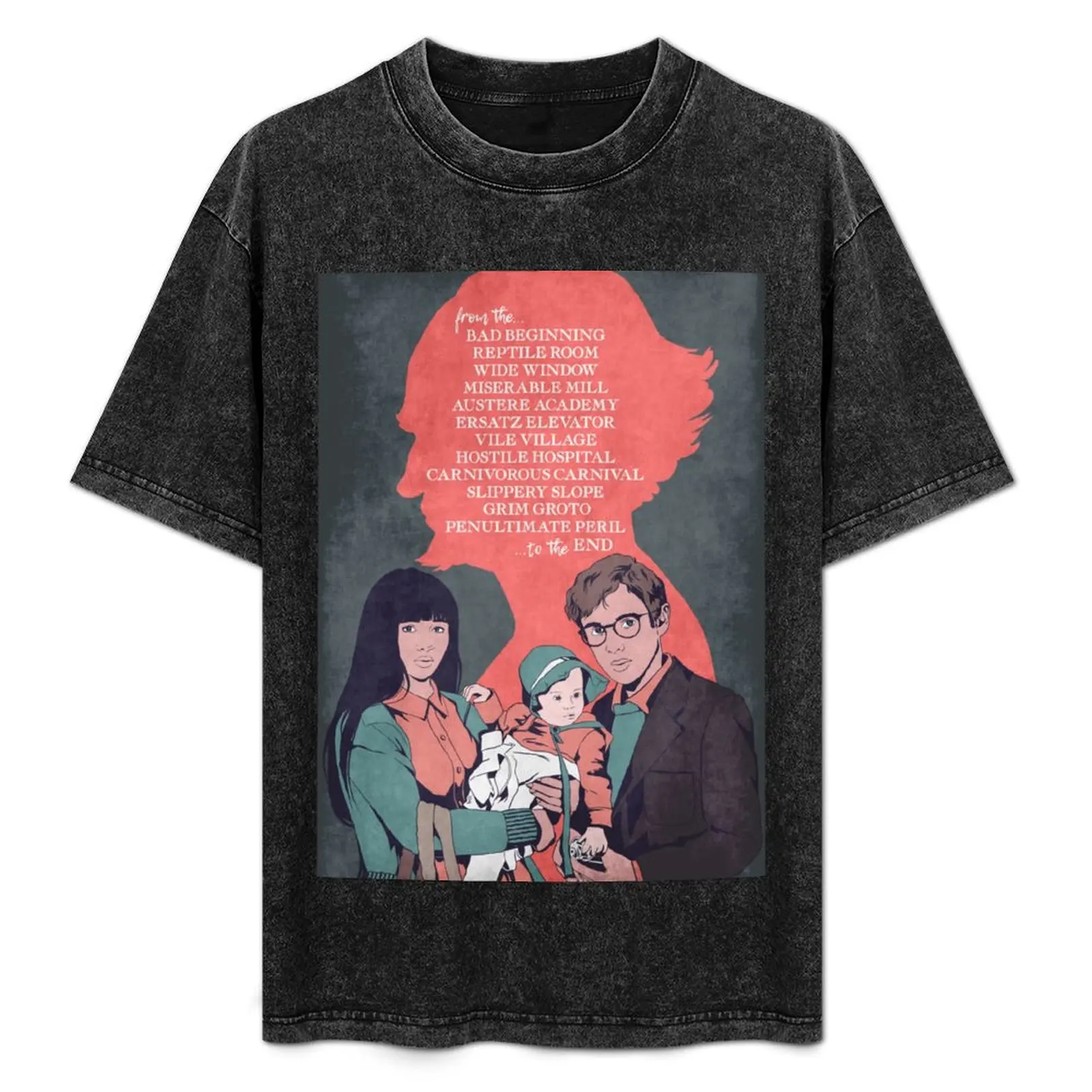 

A Series Of Unfortunate Events / Lemony Snicket T-Shirt t shirt man luxury t shirts with prints T-Shirt