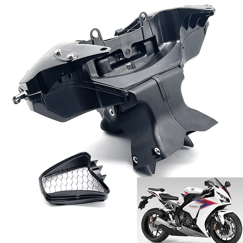 For Honda CBR600RR CBR 600RR 2007-2012 Ram Air Tube Duct Intake With Headlight Bracket Upper Fairing Stay CBR 600 RR Accessories