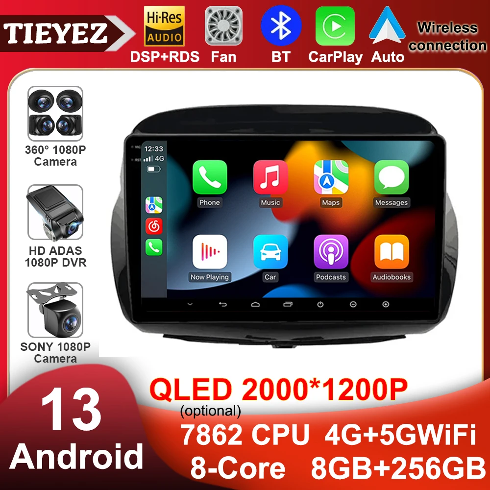 

Android 13 Auto Carplay For Honda FRV FR-V EDIX 2004 - 2009 Car Radio Multimedia Video Player Navigation GPS Stereo No 2din BT