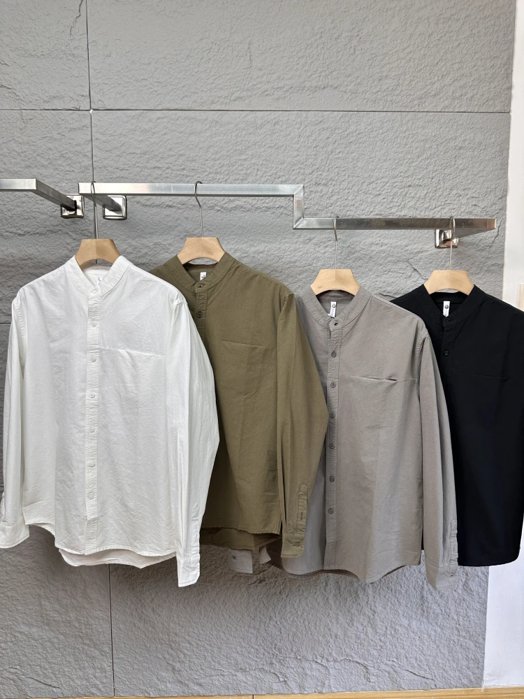 

Мужская рубашка из чистого хлопка оксфордского плетения с длинным рукавом, весенняя, дышащая, с круглым вырезом, формальная, белого цвета, приталенного кроя, для молодежи