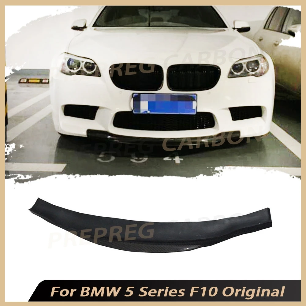 

For BMW 5 Series F10 M5 Original Bumper 2012- 2016 Carbon Fiber Front Lip Chin Spoiler Bumper Shovel Car Styling Body Kits