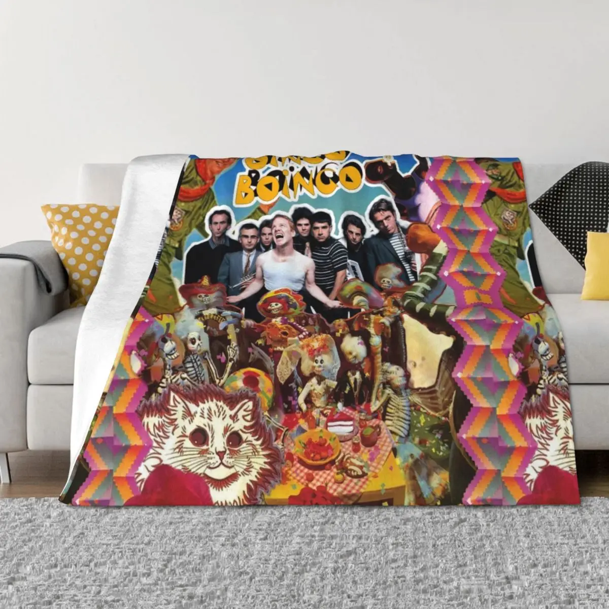

Oingo Boingo Throw Blanket Decorative Sofas for babies Designers Soft Big Blankets