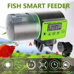 Cool Automatic Fish Feeder Aquarium top adjustable  AF-2019B AF-2003  Electrical Plastic Timer Feeder