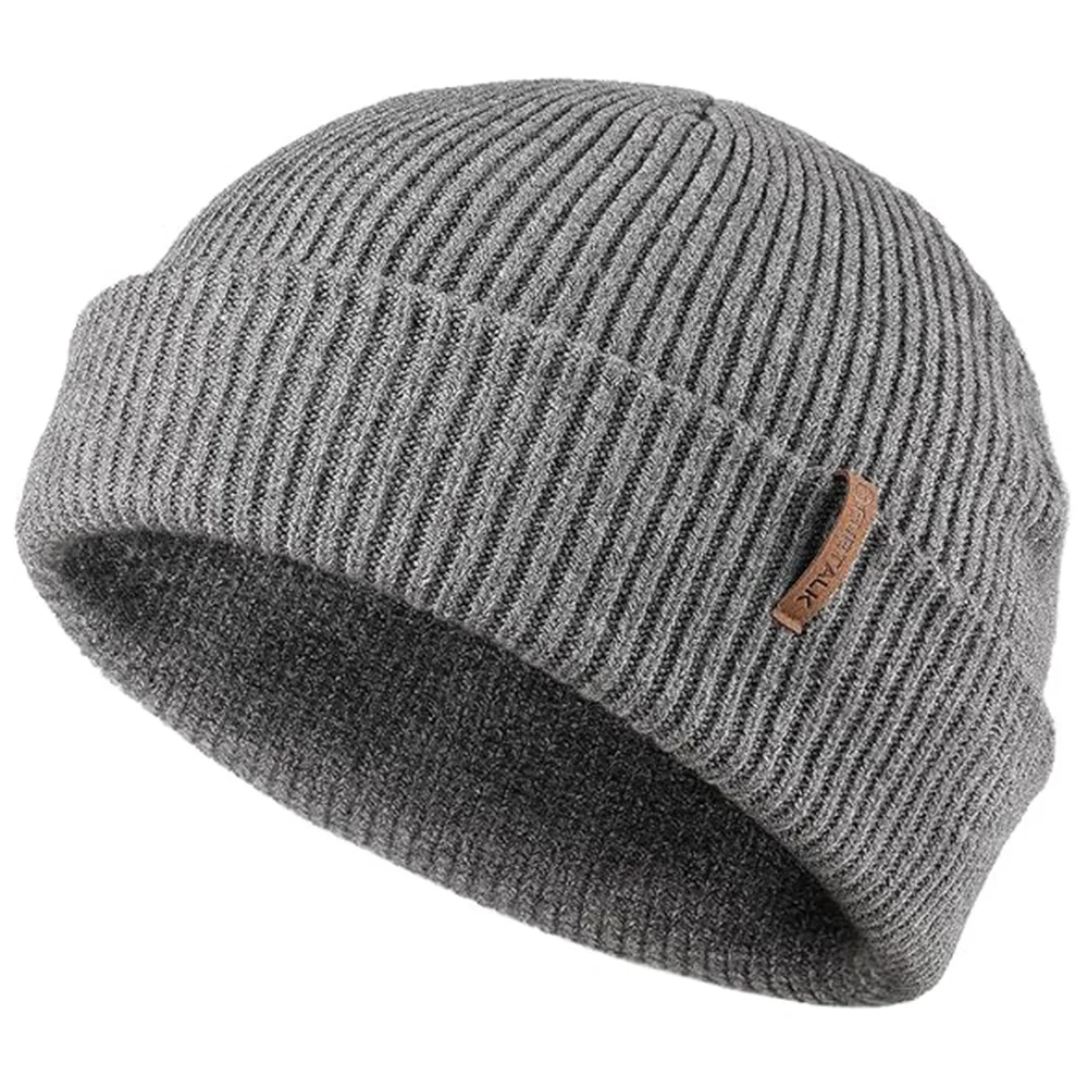 FURTALK Fisherman Beanie for Men Women 2 Styles Cuffless or Cuffed Knitted Unisex Winter Hat Outdoor All-Day Warmth