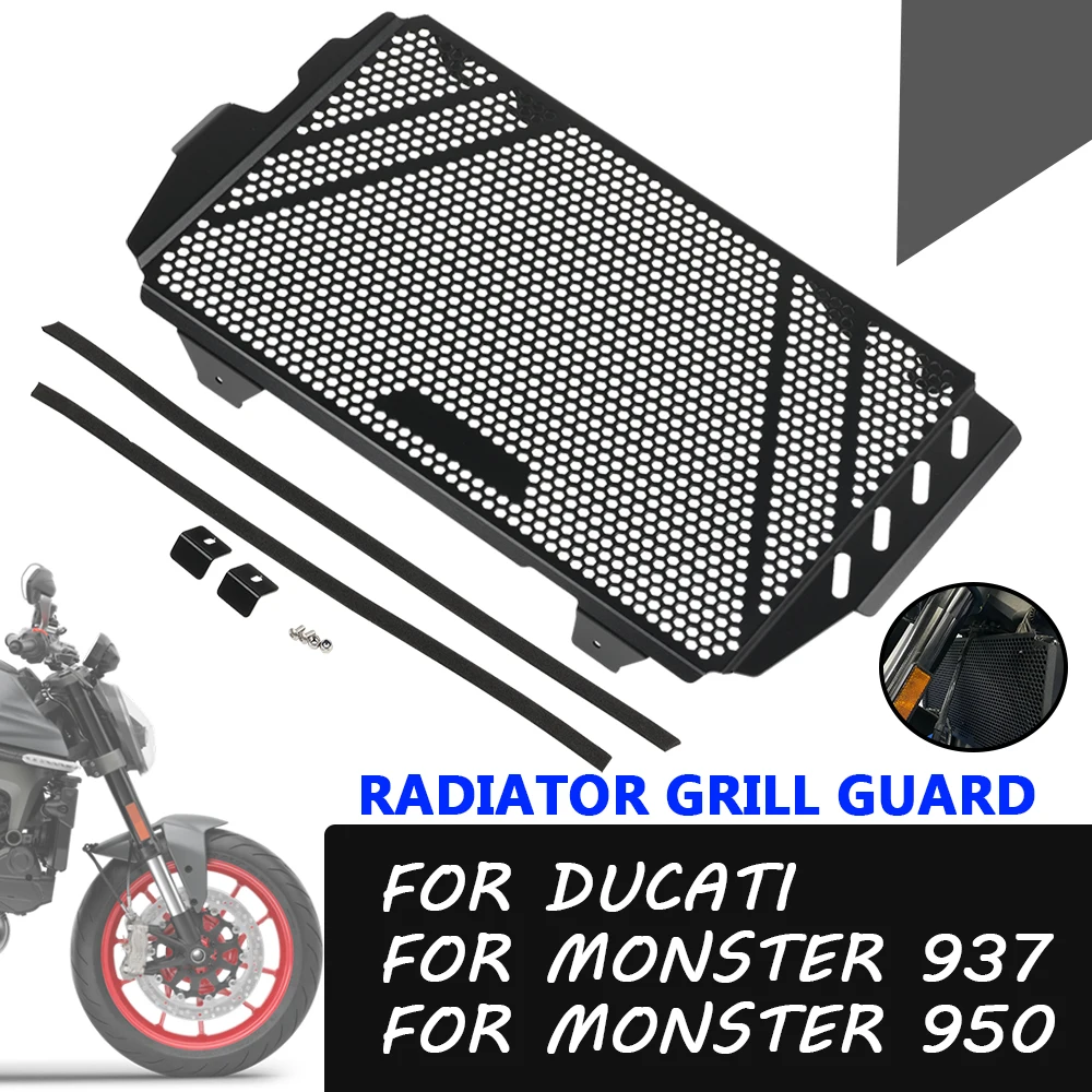 Motorcycle Accessories Radiator Guard Grille Cover Grill Mesh For Ducati Monster950 Monster937 Monster 950 937 2021 2022 2023