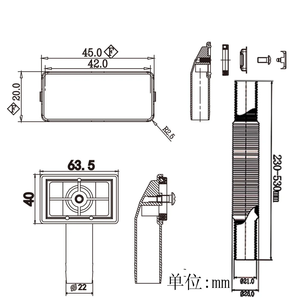 Talea spustowy Kitchen Sink akcesoria złota głowica przelewowa drenaż armatura odpływowa elastyczny wąż QY012C059