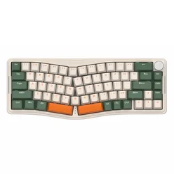 ATTACK SHARK-Teclado mecánico con cable AKS068 Alice, diseño programable, intercambiable en caliente Interruptor táctil para PC/MAC, 68 teclas