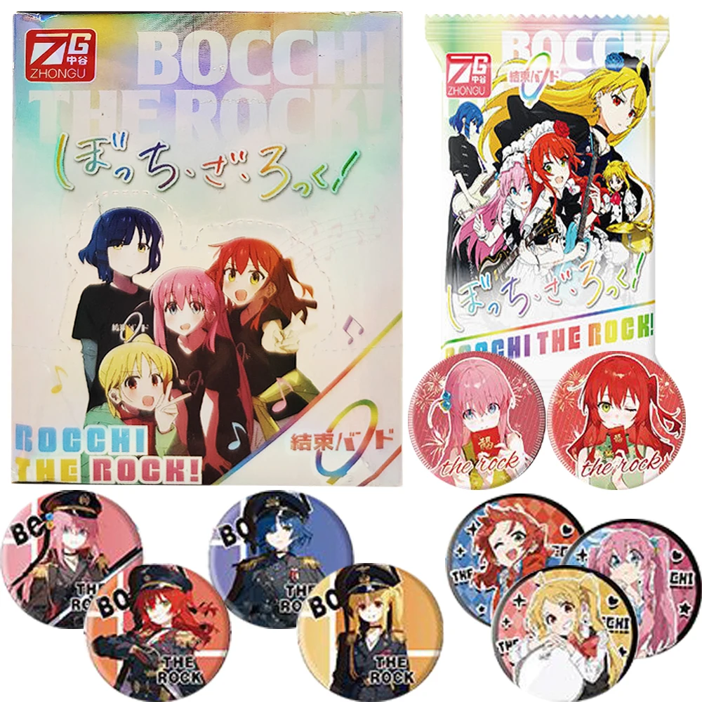 

Anime Figure Creative Badge Collection Cartoon Cute Music Girls Cosplay Round Brooch Accessories For Backpack Clothes Toys Gifts