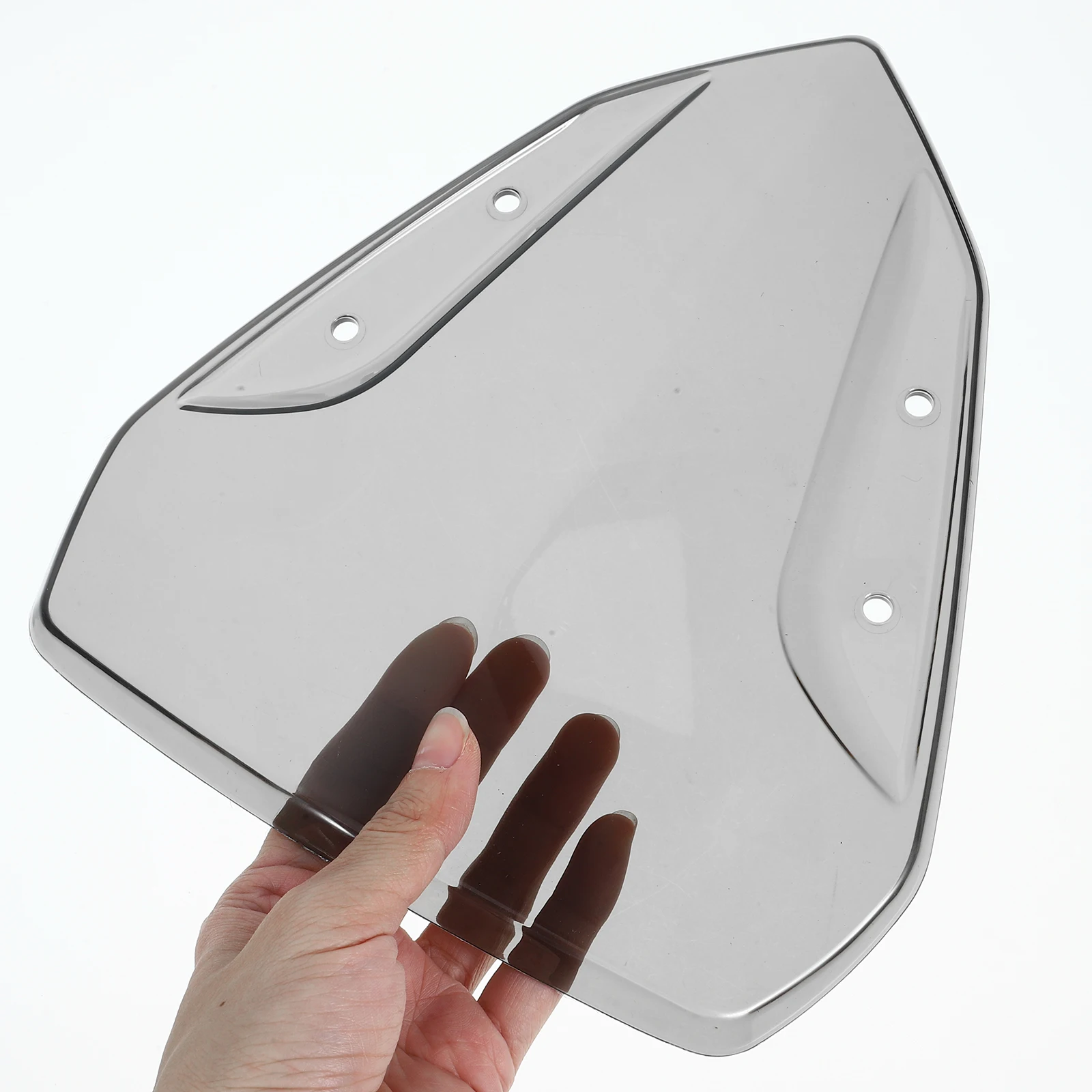 

Clear Motorcycle Windshield Front Plastic Windscreen for NVX155 AEROX155 Black Transparent Rider Protection Durable