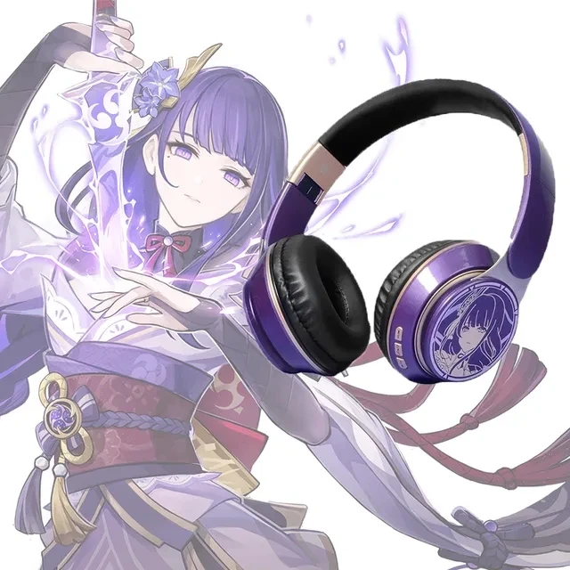 Audifonos Genshin Impact Theme Klee Xiao Beelzebul Hutao Zhongli Kaedeharakazuha Wireless Headphones Cosplay Bluetooth Headset