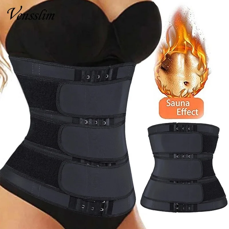 Waist Trainer for Women Neoprene 3 Strap Cincher Corset Trimmer Slimming Belt Body Shaper Workout Sport Girdle Faja Shapewear