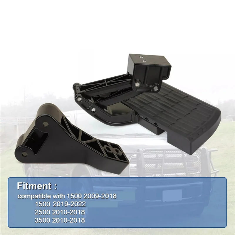 

75306-01A Truck Rear Bumper Bed Side Step Retractable For Ram 1500 2009-2018 Ram 2500 3500 Truck 2010-2018