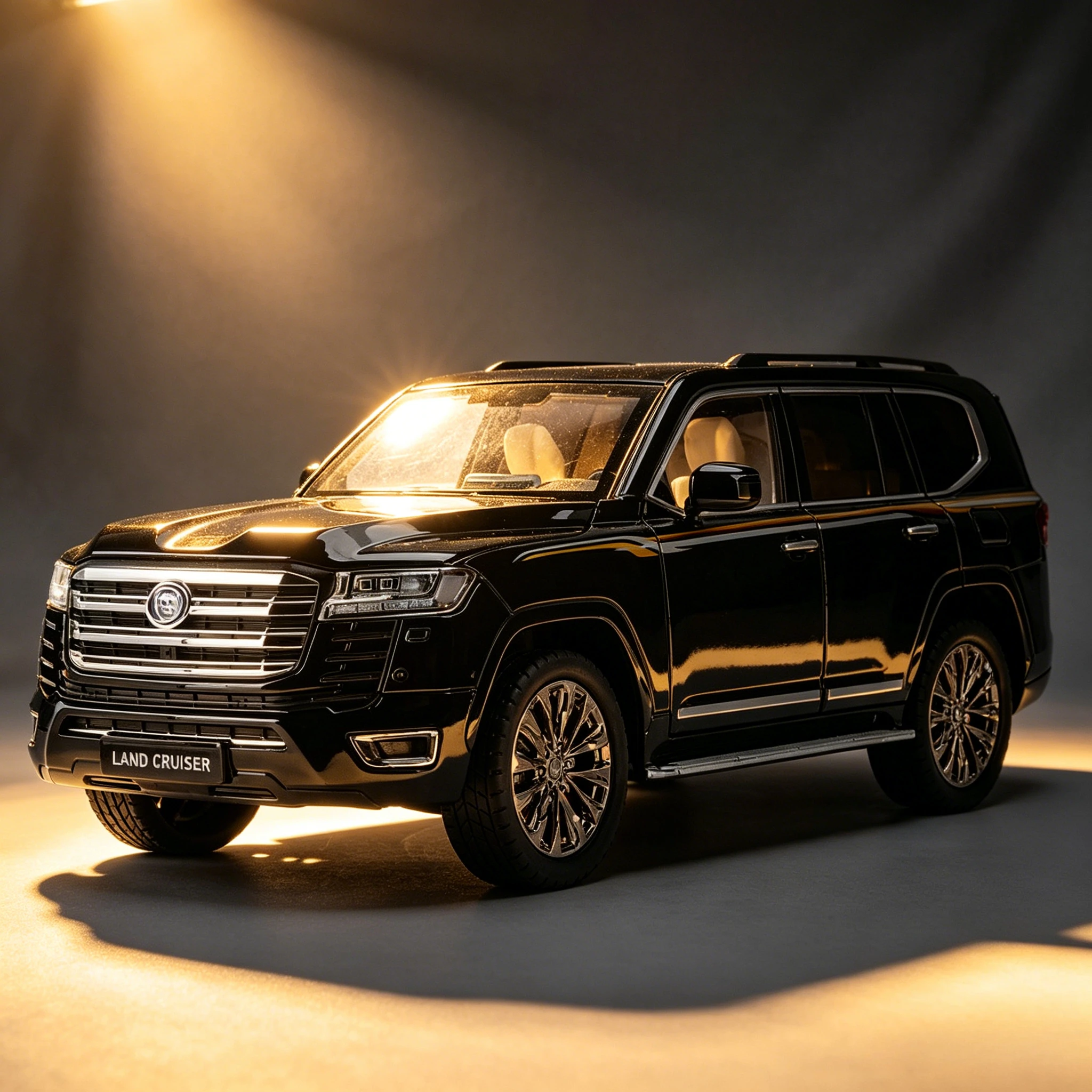 

Large 1:18 Scale Land Cruiser LC300 Alloy Car Model Sound and Light Pull Back Children's Toy Collectibles Birthday gift
