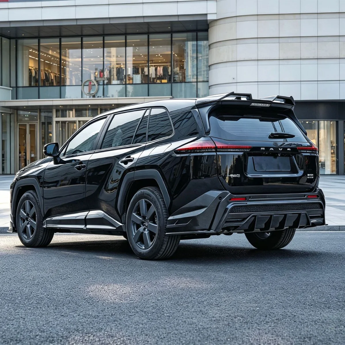 For Toyota RAV4 2026+ Rear Roof Spoiler Wing Trunk Lip Car Trim Exterior Body Kit Tuning High Quality Accessories