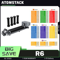 AtomStack R6 Rotary Roller with Riser Feet, Expanded Engraving Scenarios, Smart Auto-Recognition, 3 kg Load Capacity,USB & motor