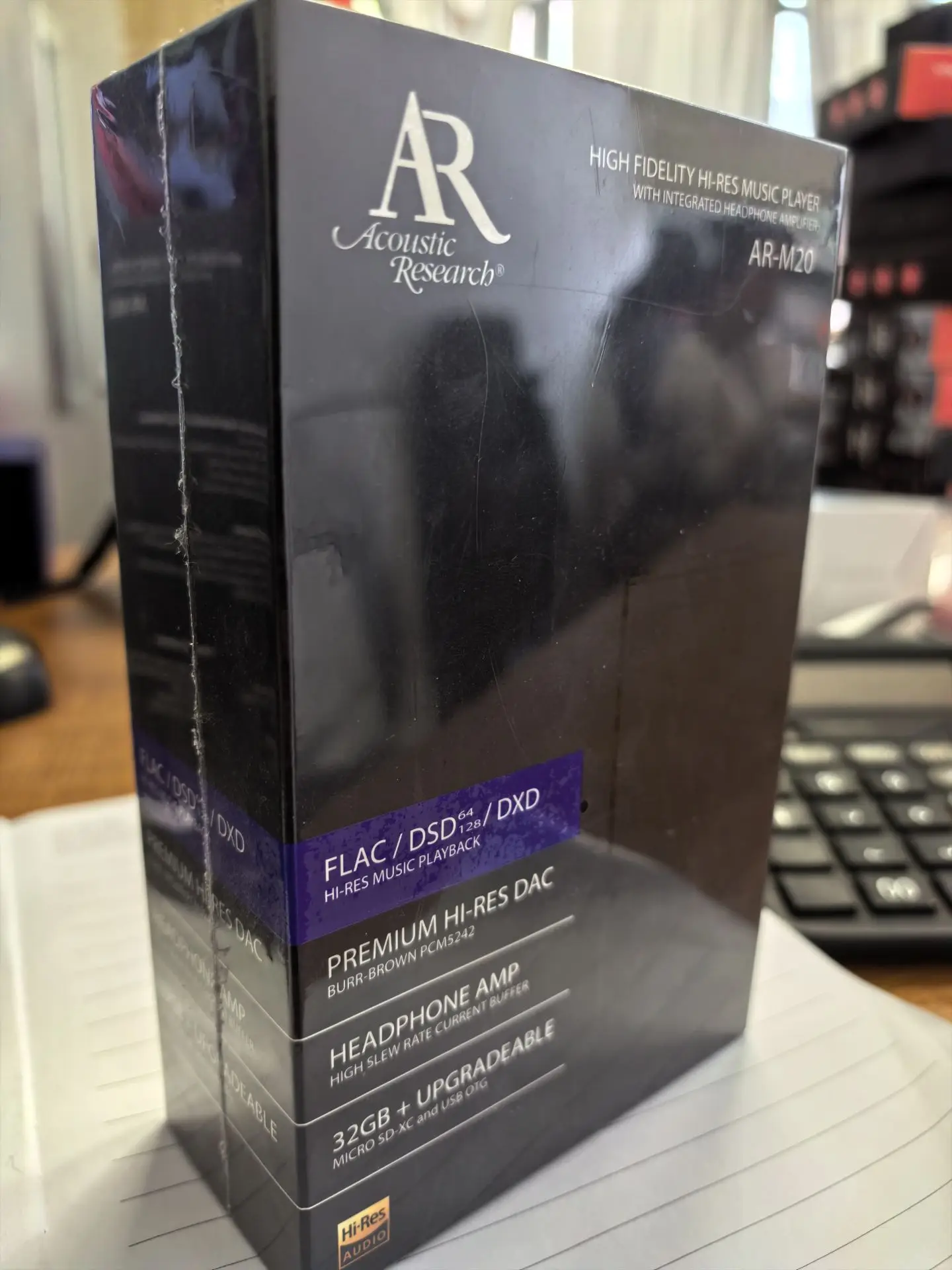 مشغل موسيقى محمول عالي الدقة Ar-m20 للبحث الصوتي 32 جيجابايت مشغل صوت رقمي MP3 عالي الوضوح نموذج رسمي AMP/DAC/DAP