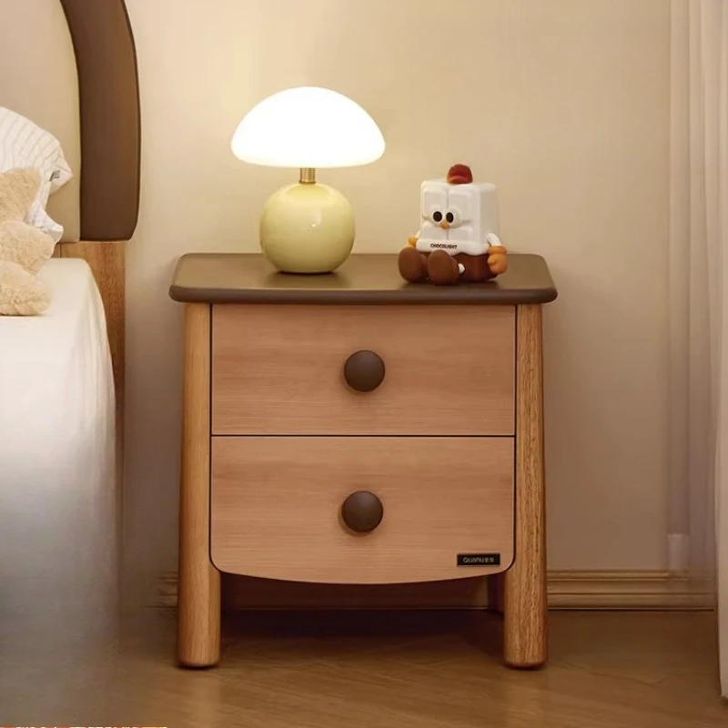Mesa de Cabeceira de Luxo com Armazenamento, Decoração Única, Estilo Moderno de Meio Século, Mesa de Cabeceira para Quarto, Criado-Mudo Nórdico Simples, Móveis para Casa