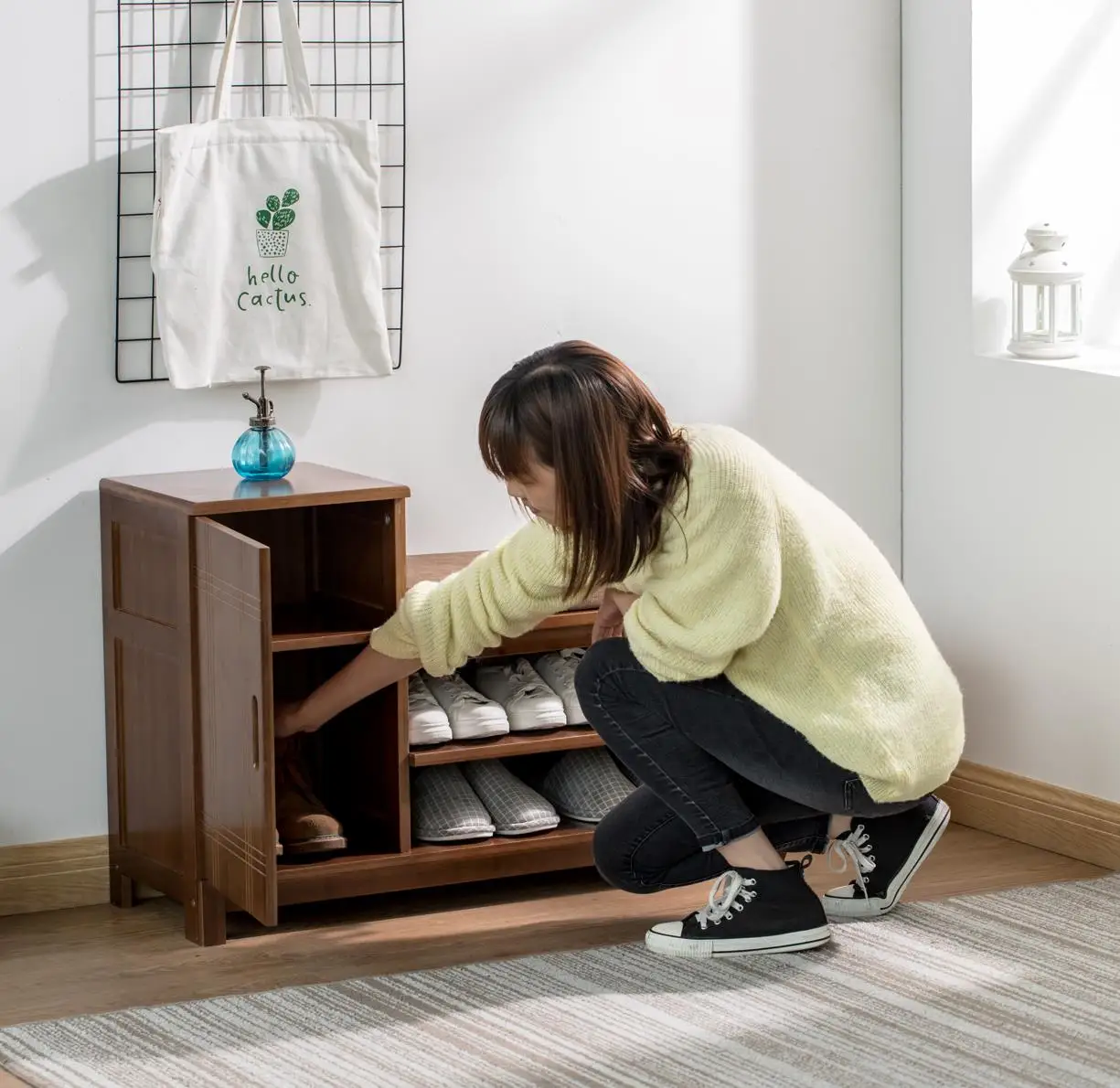 uj- Changing Stool Shoe Storage Cabinet Shoe Rack Designs Wood Wholesale Storage Organizer Bench Stool Shoes Rack*