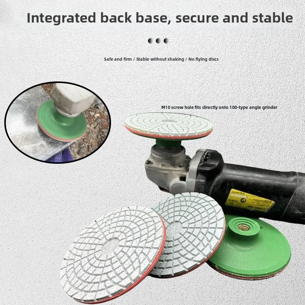 80/100mm Sanding Disc All-in-one Chamfering Grinding Edge Ceramic Tile Trimming Polishing Disc Grinding Polishing Pad