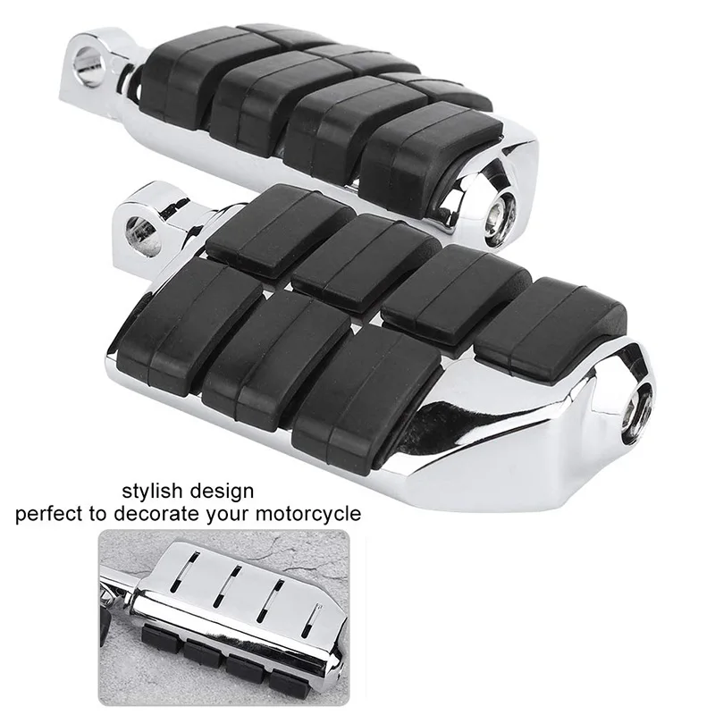 Mount Footpegs Footrests for Softail Sportster Dyna Glide for Honda GOLDWING GL1500 1200 1800 for Yamaha Drag Star 1100 1