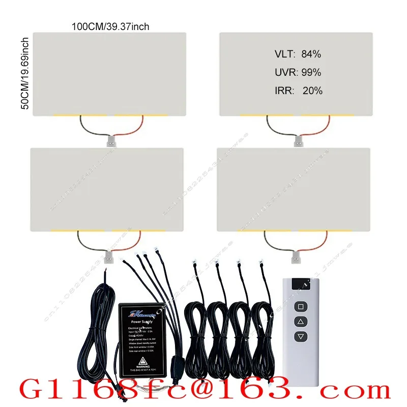 Automotive intelligent atomized glass dimming film Electronically controlled window film Heat insulation sunshade Privacy film