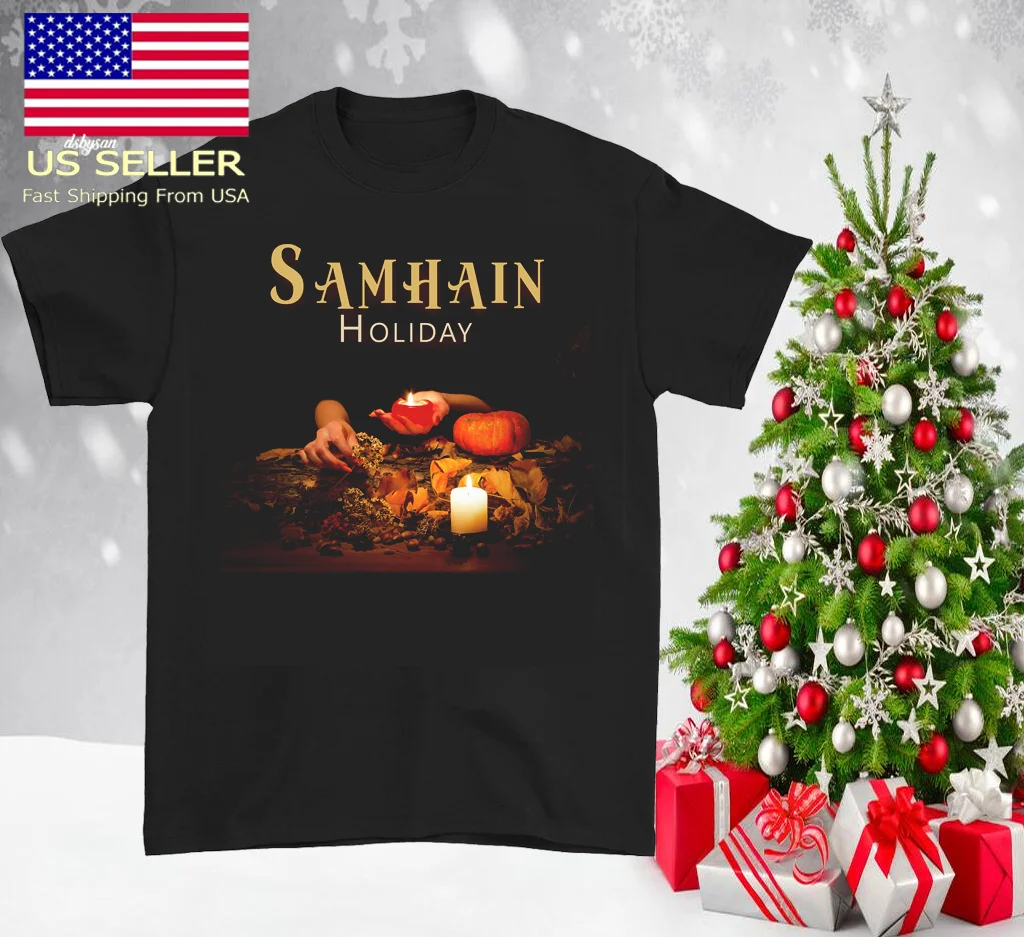 Samhain BAND CHRISTMAS hot new black T-shirt short sleeve S-5Xl 1F1150