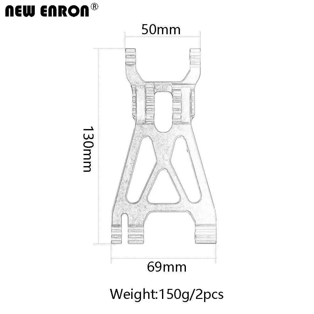ENRON-Suspensión inferior de aleación de aluminio para coche teledirigido, A-ARMS de suspensión Inferior #85238 para coche teledirigido 1/8 HPI SAVAGE Flux HP 2350 XL X 4,6 5,9 21 25 SS 4,1 3,5 STD, novedad