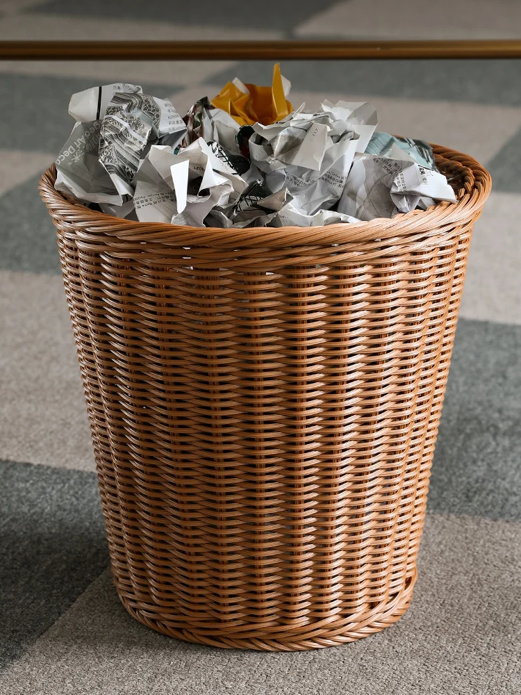 

Корзина для домашнего использования Wier Tra Can без крышки для гостиной, круглая крышка для цветочного горшка, инструменты для чистки мух, корзина для мусора Dusin