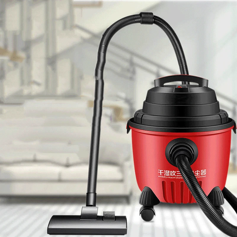 15L Hand-held Electric Vacuum Cleaner Powerful Household Dry and Wet Cleaning Dust Blowing High Power Suction Carpet Sweeper