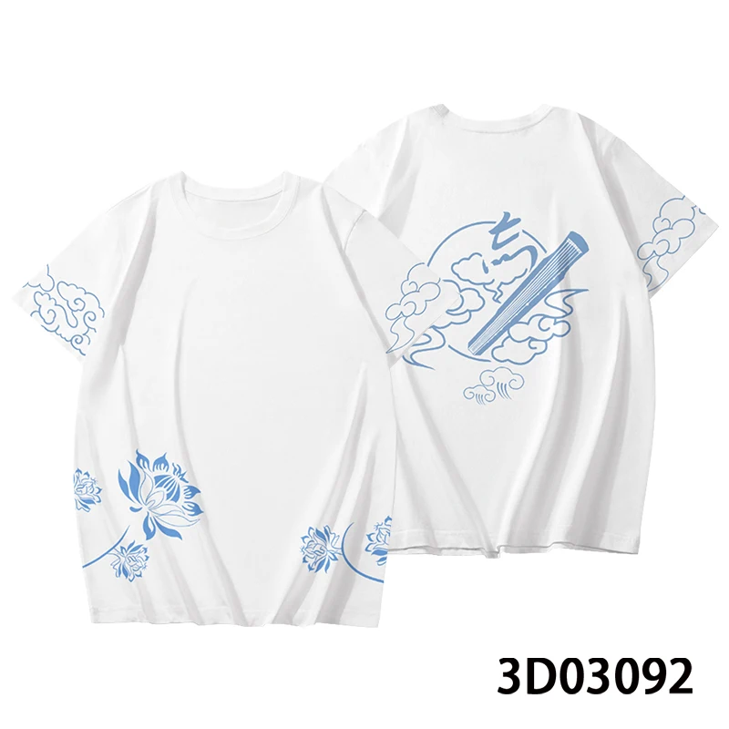 Anime Grandmaster of Demonic Cultivation 3D Print T Shirt Women Men Mo Dao Zu Shi Wei Wuxian Cosplay Short Sleeve Graphic Tees