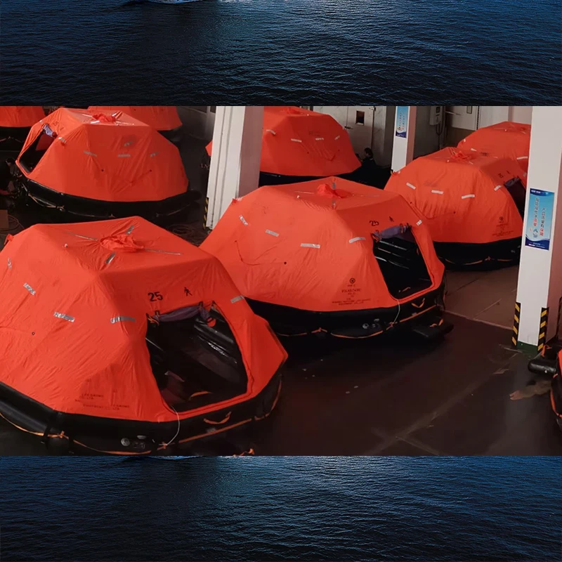 طوف نجاة قابل للنفخ ذاتيًا لـ 50 شخصًا #5