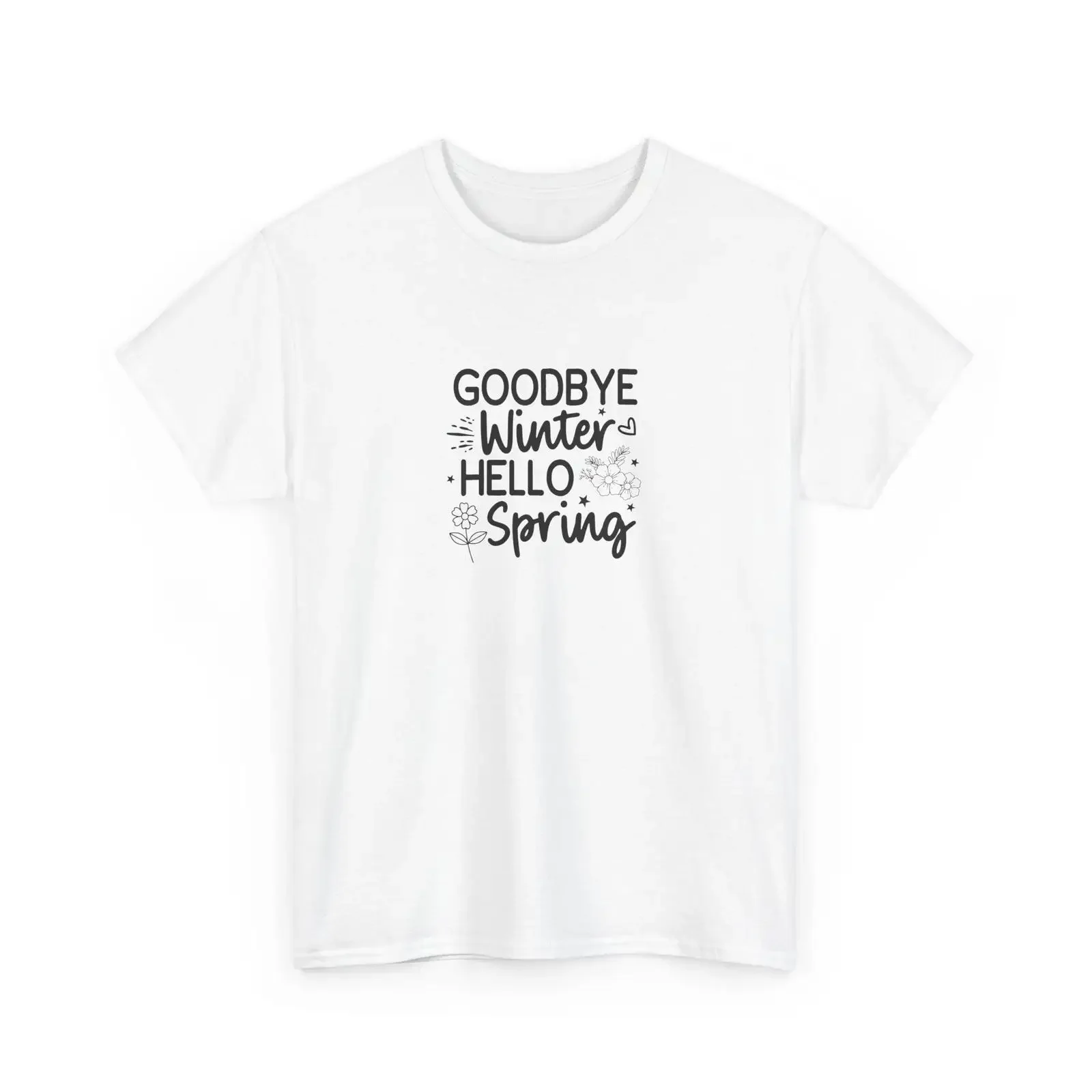 Spring Fling T Shirt Goodbye Winter Hello vintage Washed Versatile Casual Top For Everyday Wear Stretched designer clothes