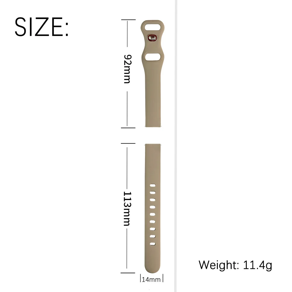 Soft Silicone Strap for Garmin Lily 2 Breathable Comfortable Sport Replacement Watch Band for Daily Outdoor Use on Garmin Lily 2